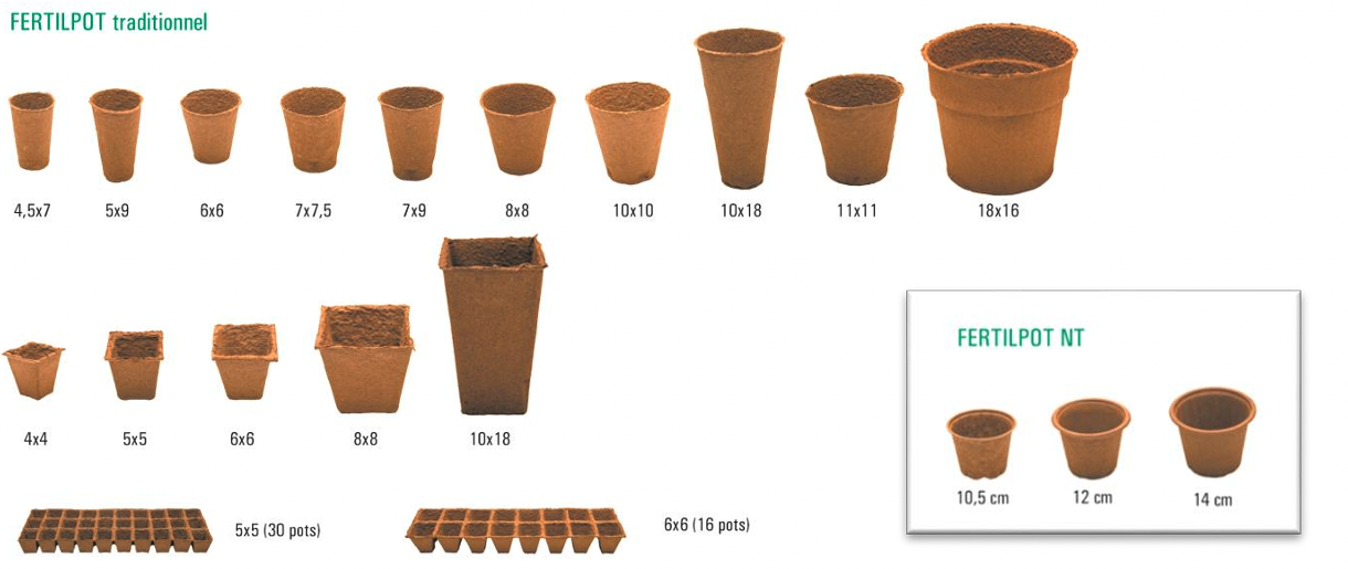 gamme de fertil'pot